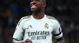 维尼修斯欧冠点球失手，接近皇马队史纪录